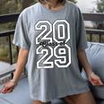 Class Of 2029 Graduating School Class Of 2029 Graduation Women's Comfort Colors T-Shirt Gray
