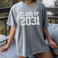 Class Of 2031 Graduation Kindergarten Back To School Women's Comfort Colors T-Shirt Gray