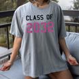 Class Of 2032 Graduation T-Shirts Women's Comfort Colors T-Shirt Gray