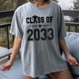 Class Of 2033 Shirt Graduation Women's Comfort Colors T-Shirt Gray