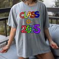 Class Of 2035 Grow With Me Kindergarten Graduation Women's Comfort Colors T-Shirt Gray