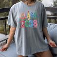 Class Of 2038 Pre K Graduate Preschool Graduation Women's Comfort Colors T-Shirt Gray