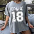Class Of Two Thousand 18 Shirt Graduation T-Shirt Women's Comfort Colors T-Shirt Gray