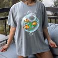 Clownfish Anemonefish Bubbles Water Frutiger Aero Y2K Style Women's Comfort Colors T-Shirt Gray Clownfish Anemonefish Bubbles Water Frutiger Aero Y2K Style Women's Comfort Colors T-Shirt Gray
