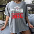 College Graduation For Conservatives Women's Comfort Colors T-Shirt Gray