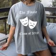 Cool Theater Graduation Tshirt Tragedy And Comedy Masks Women's Comfort Colors T-Shirt Gray