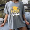Cool Prom Squad 2025 Prom Graduation Party Matching 2025 Women's Comfort Colors T-Shirt Gray