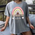 Cosmetology Instructor Cosmetologist Graduation Rainbow Women's Comfort Colors T-Shirt Gray