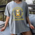 Countdown To Graduation Hourglass Senior Class Of 2022 Women's Comfort Colors T-Shirt Gray