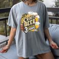 Craft Beer Lover Introverted & Hoppy Women's Comfort Colors T-Shirt Gray