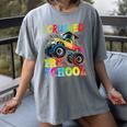 I Crushed Pre-K Monster Truck Graduation Preschool Grad 2025 Women's Comfort Colors T-Shirt Gray