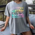 Custodian Life Graduation Day Last Day Of School Tie Dye Women's Comfort Colors T-Shirt Gray