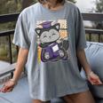 Cute Anime Fox Graduate Of A Class For Graduation Women's Comfort Colors T-Shirt Gray