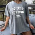 Cute DNP Nurse Live Loves Heal Graduation Appreciation Women's Comfort Colors T-Shirt Gray