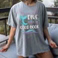Cute Mermaid Librarian Teacher Dive Into A Good Book Reading Women's Comfort Colors T-Shirt Gray Cute Mermaid Librarian Teacher Dive Into A Good Book Reading Women's Comfort Colors T-Shirt Gray
