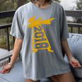Dabbing Graduation Class Of 2018 T-Shirt School Colors Women's Comfort Colors T-Shirt Gray
