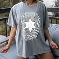 Deputy Sheriff DNA Sheriff Graduation 6 Star Badge Women's Comfort Colors T-Shirt Gray