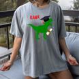 Dinosaur Rawr Diploma Graduate Graduation Women's Comfort Colors T-Shirt Gray