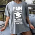 Doctorate Is Forever- Graduation Achievement DBA Doctorate Women's Comfort Colors T-Shirt Gray