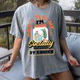 Don't Test Me Introvert's Women's Comfort Colors T-Shirt Gray