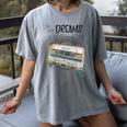 Dreams Of Music Mixtapes Retro Cassette Lifestyle Nostalgia Premium Tri-Blend Women's Comfort Colors T-Shirt Gray