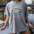 Drink Coffee Read Books Love Jesus Christian Religious God Women's Comfort Colors T-Shirt Gray