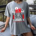 Earned It 2025 For Nurse Graduation Or RN LPN Class Of 2025 Women's Comfort Colors T-Shirt Gray