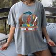 EdD Black Girls Doctor Of Education Graduation Black Women Women's Comfort Colors T-Shirt Gray