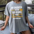 EdD Doctor Of Education Daughter Doctorate Graduation Women's Comfort Colors T-Shirt Gray