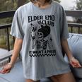 Elder Emo Club Skeleton Nostalgia It Wasn't a Phase Mom Women's Comfort Colors T-Shirt Gray
