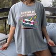Elder Millennials Embracing 90s Rewind Nostalgia Vibes Women's Comfort Colors T-Shirt Gray