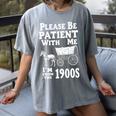 Endearing Wagon Humor Please Be Patient I'm From The 1900s Premium Women's Comfort Colors T-Shirt Gray Endearing Wagon Humor Please Be Patient I'm From The 1900s Premium Women's Comfort Colors T-Shirt Gray