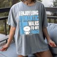 I Enjoy Long Romantic Walks To My Fridge Introvert Women's Comfort Colors T-Shirt Gray