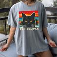 Ew People Cat Saying Introvert Women Men Kids Women's Comfort Colors T-Shirt Gray Ew People Cat Saying Introvert Women Men Kids Women's Comfort Colors T-Shirt Gray