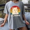 Ew People Introvert Cat Lover Crazy Colorful Cat Lady Women's Comfort Colors T-Shirt Gray Ew People Introvert Cat Lover Crazy Colorful Cat Lady Women's Comfort Colors T-Shirt Gray