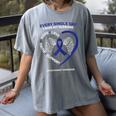 Faith Hope Love In Memory Of Husband Colon Cancer Awareness Women's Comfort Colors T-Shirt Gray