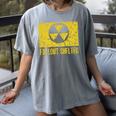 Fallout Shelter Nuclear War Radioactive Nostalgia T-Shirt Women's Comfort Colors T-Shirt Gray