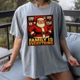 Family Christmas Retro Santa Holiday Nostalgia Vibes Women's Comfort Colors T-Shirt Gray Family Christmas Retro Santa Holiday Nostalgia Vibes Women's Comfort Colors T-Shirt Gray