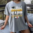 Family Graduation Party Proud Brother Of A 2026 Graduate Women's Comfort Colors T-Shirt Gray