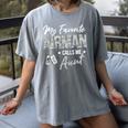 My Favorite Airman Calls Me Aunt US Air Force Graduation Women's Comfort Colors T-Shirt Gray