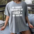 My Favorite Memory Is My Back Not Hurting Throwback Women's Comfort Colors T-Shirt Gray My Favorite Memory Is My Back Not Hurting Throwback Women's Comfort Colors T-Shirt Gray