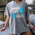 Fifth Grade Graduation Peace Out 5th Grade Boys Women's Comfort Colors T-Shirt Gray