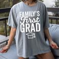 First In Family To Graduate College 2018 Graduation Women's Comfort Colors T-Shirt Gray