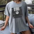 Floppy Disk Memory Module Data Carrier Women's Comfort Colors T-Shirt Gray