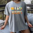 Never Forget Retro Cassette VHS Floppy CD Nostalgia Humor Women's Comfort Colors T-Shirt Gray Never Forget Retro Cassette VHS Floppy CD Nostalgia Humor Women's Comfort Colors T-Shirt Gray
