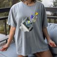 Frutiger Aero Aesthetic Tech Computer Aquarium Fishes Women's Comfort Colors T-Shirt Gray Frutiger Aero Aesthetic Tech Computer Aquarium Fishes Women's Comfort Colors T-Shirt Gray