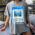 Frutiger Aero Aesthetic Tech Computer Aquarium Tarot Card Women's Comfort Colors T-Shirt Gray