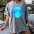 Frutiger Aero Aesthetic Tech Orb Fishes Women's Comfort Colors T-Shirt Gray Frutiger Aero Aesthetic Tech Orb Fishes Women's Comfort Colors T-Shirt Gray