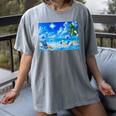 Frutiger Aero Beach Y2k Aesthetic Palm Tree Sand Ocean Men Women Girls Kids Women's Comfort Colors T-Shirt Gray Frutiger Aero Beach Y2k Aesthetic Palm Tree Sand Ocean Men Women Girls Kids Women's Comfort Colors T-Shirt Gray