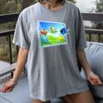 Frutiger Aero Fish Women's Comfort Colors T-Shirt Gray Frutiger Aero Fish Women's Comfort Colors T-Shirt Gray